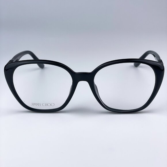 NEW Jimmy Choo JC252/F 807 Black Square Women Eyeglasses - Picture 1 of 9